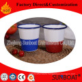 Sunboat Enamel Mug/Houseware Porcelain Cup/Enamelware for Drinking